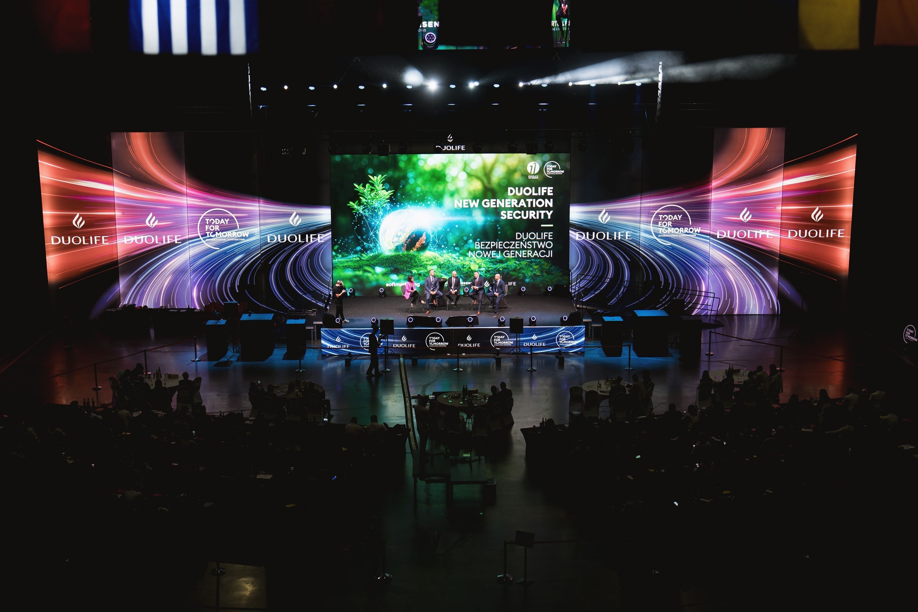 view of the stage